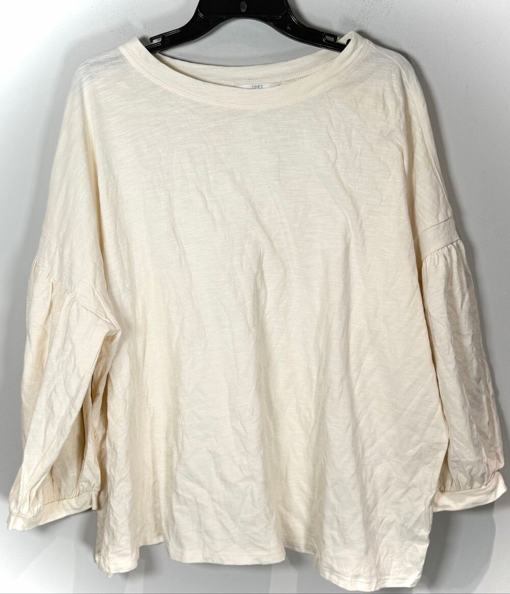 Time & Tru balloon sleeve tee size XXL